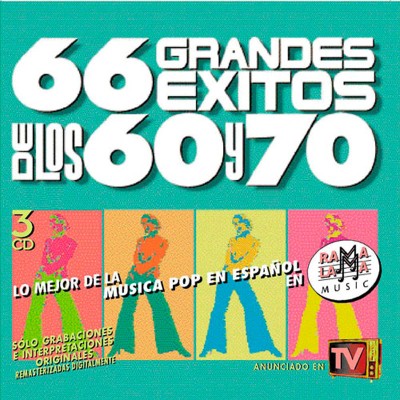 VARIOS - 66 EXITOS DE LA MUSICA POP DE LOS 60 Y 70.  VOL. 2 ( RQ 51742 )