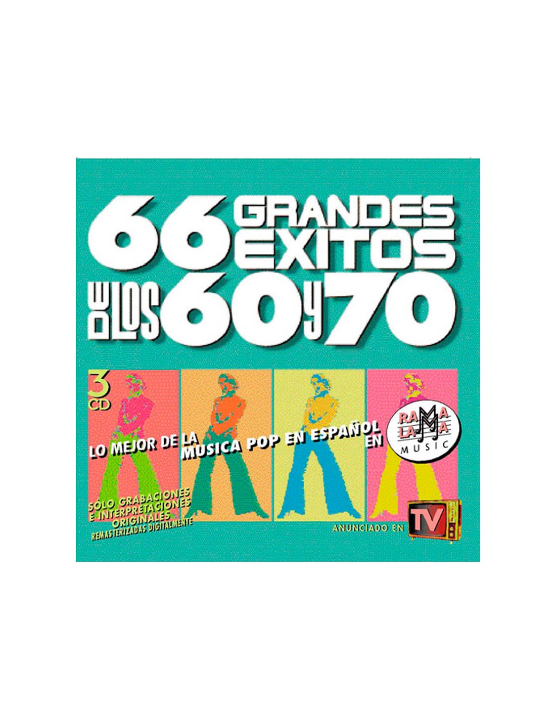 Lluvioso Y así partícula VARIOS - 66 GRANDES ÉXITOS DE LA MUSICA POP DE LOS 60 Y 70. VOL. 2