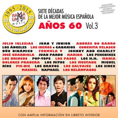 VARIOS - SIETE DÉCADAS DE LA MEJOR MÚSICA VOL. 3 - AÑOS 60  ( RX 55202 )