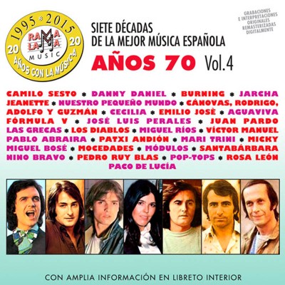 VARIOS - SIETE DÉCADAS DE LA MEJOR MÚSICA VOL. 4 - AÑOS 70  ( RX 55212 )
