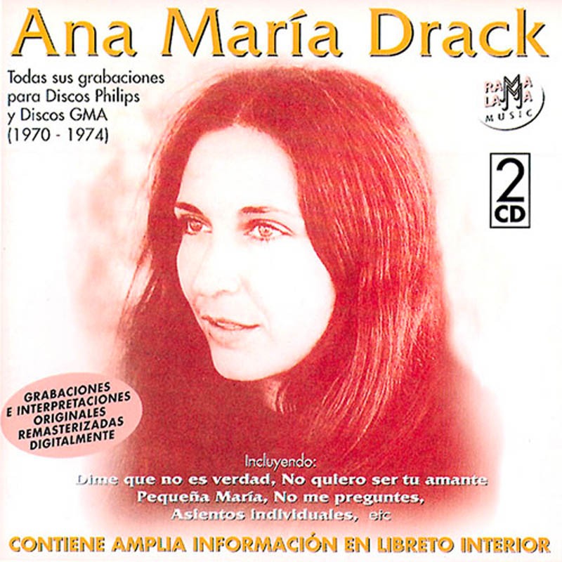 Ana María Drack - Todas sus grabacione para Discos Philips