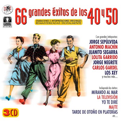 VARIOS - 66 GRANDES ÉXITOS DE LOS 40 Y 50