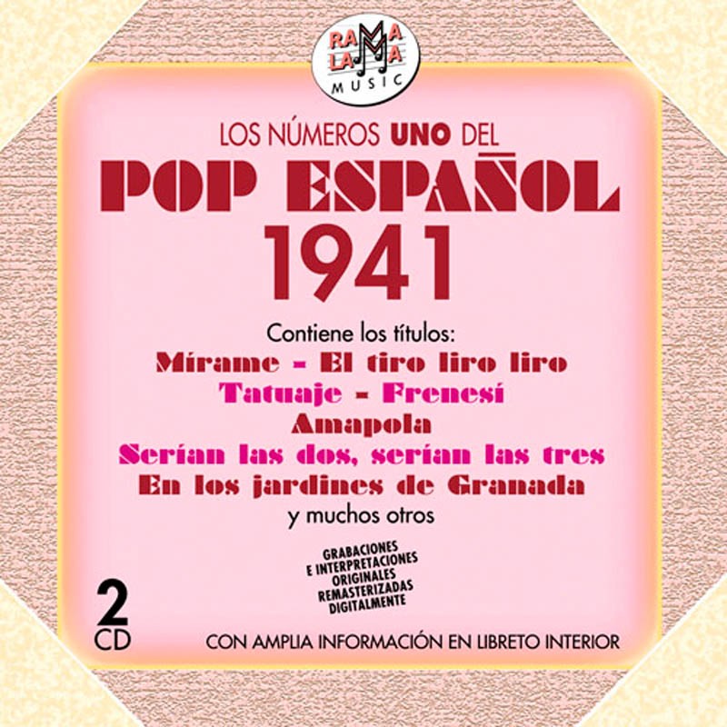 LOS NºS 1 DEL POP ESPAÑOL - 1941