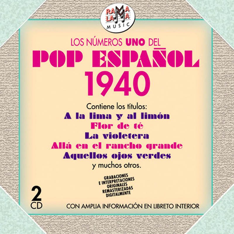 VARIOS - LOS NºS 1 DEL POP ESPAÑOL - 1940