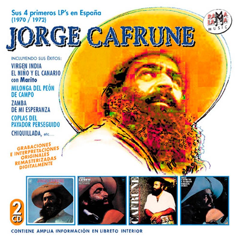 Jorge Cafrune - Sus 4 primeros LP´s en España