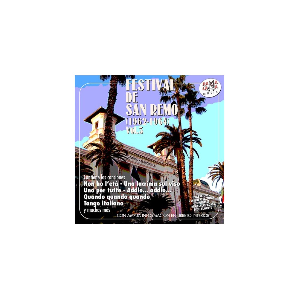 VARIOS FESTIVAL DE SAN REMO VOL. 3 (19621964)