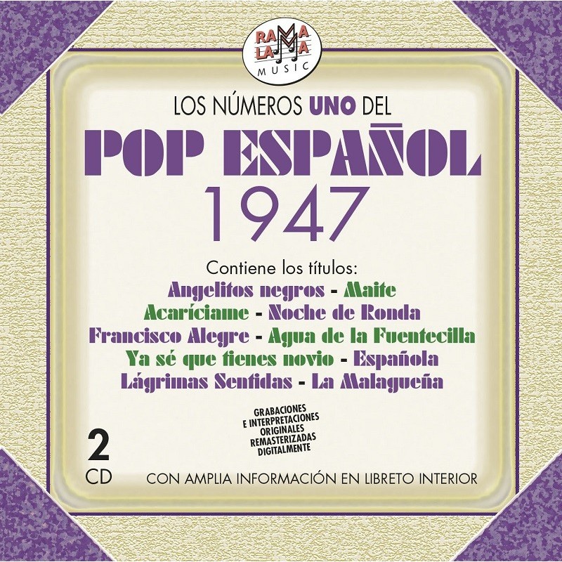 VARIOS - LOS NºS 1 DEL POP ESPAÑOL - 1947