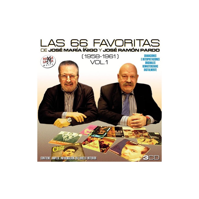 VARIOS - LAS 66 FAVORITAS DE IÑIGO Y PARDO VOL. 01 ( RQ-54502 ) VARIOS - LAS 66 FAVORITAS DE IÑIGO Y PARDO VOL. 01 ( RQ-54502 )