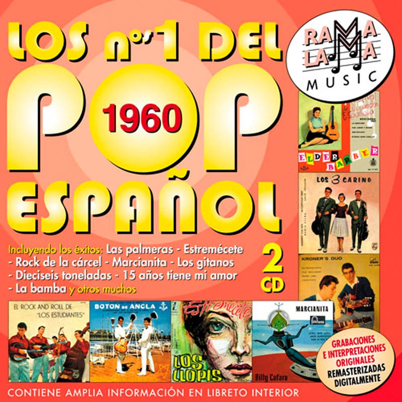 VARIOS - LOS NÚMEROS 1 DEL POP ESPAÑOL 1960 ( RO-53432 )