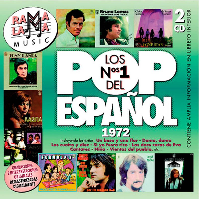 VARIOS - LOS NÚMEROS 1 DEL POP ESPAÑOL 1972 ( RO–52792 )