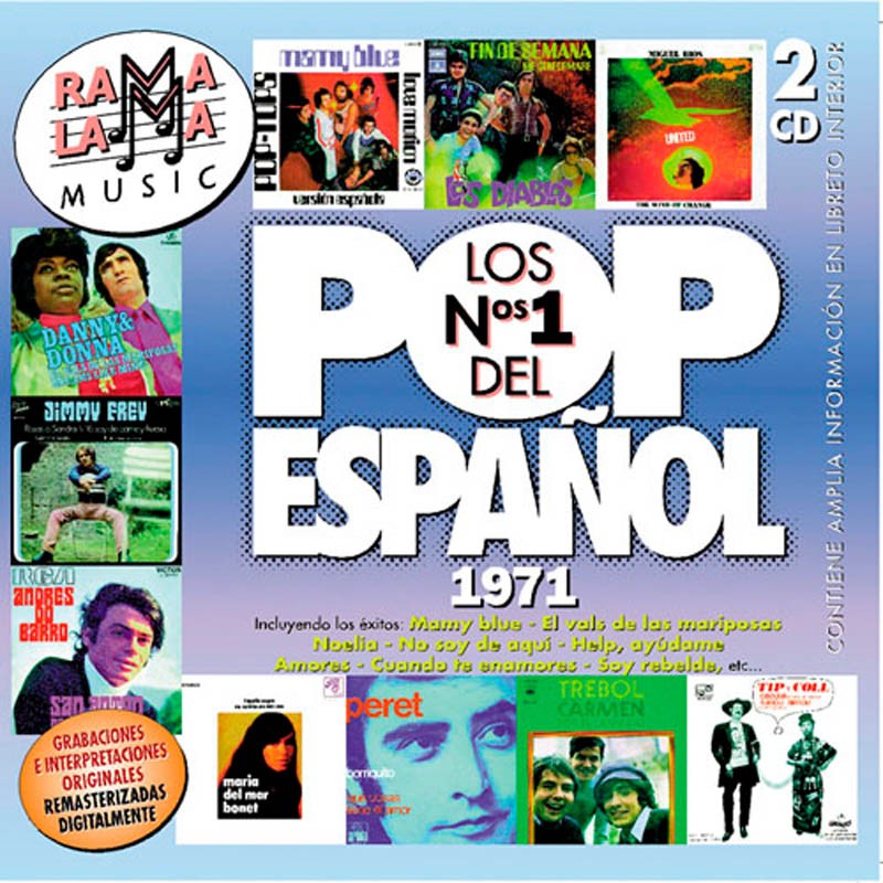 VARIOS - LOS NÚMEROS 1 DEL POP ESPAÑOL 1971 ( RO–52782 )