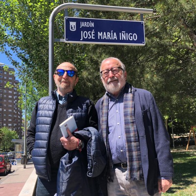 José María Íñigo ya tiene un jardín con su nombre